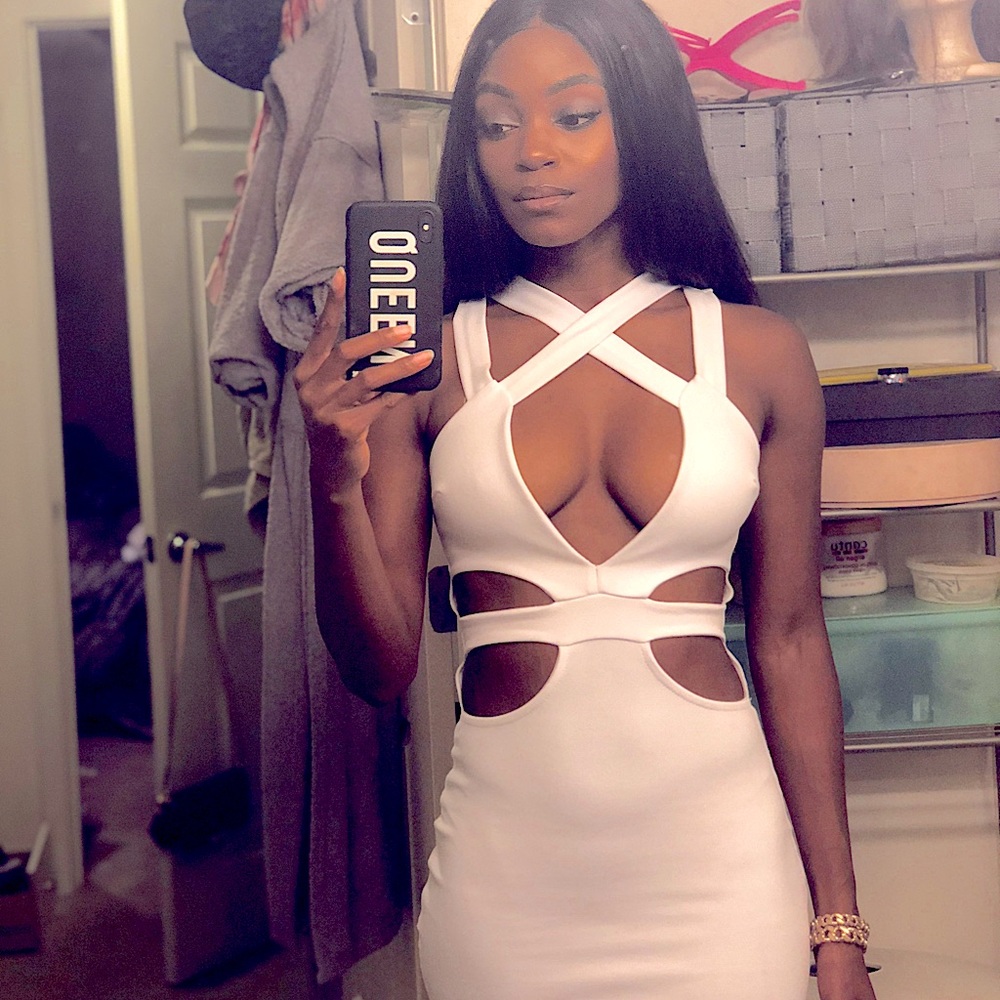 Cut Out Bodycon Mini Dress